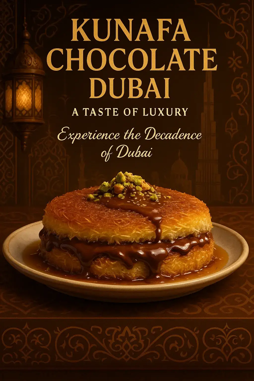 Kunafa chocolate Dubai